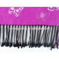 2015 New Design Fashionable Jacquard And Brushed Viscose Material Luxury Scarf For Woman